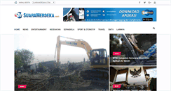 Desktop Screenshot of layar.suaramerdeka.com