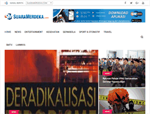 Tablet Screenshot of citizennews.suaramerdeka.com